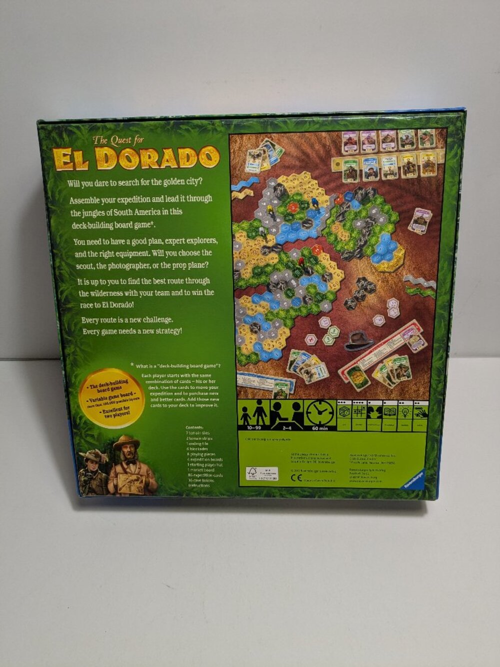 The Quest for El Dorado Ravensburger Board Game Complete Deck-Building Game - Picture 9 of 15